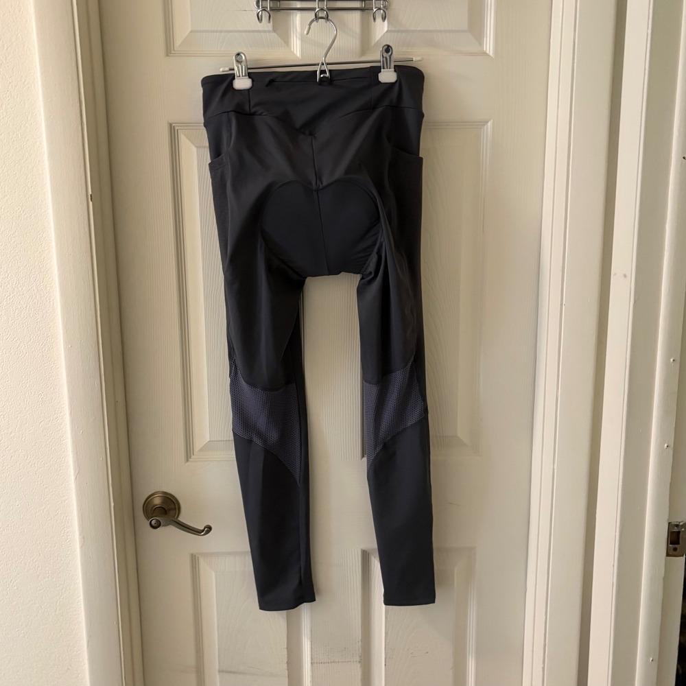 ANIVIVO Cycling Leggings XL NWT Padded Bike Pants Black High Waist Pockets - Picture 3 of 7